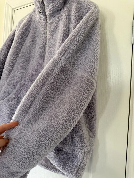 Lululemon Scuba Oversized Half Zip Fleece Pullover Lavender Purple - Picture 5 of 10